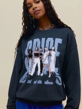 Daydreamer Vintage Black Spice Girls Crew Sweatshirt